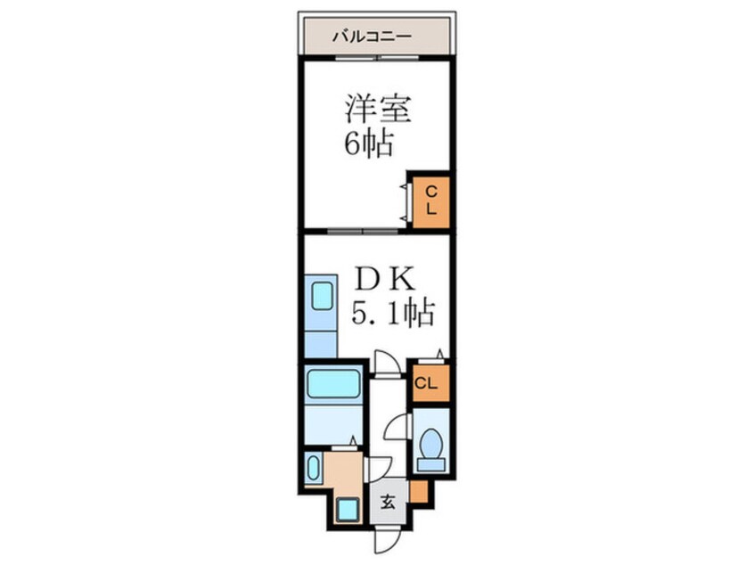 間取図 レジデンス西京極