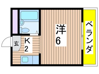 間取図 コーポ太秦