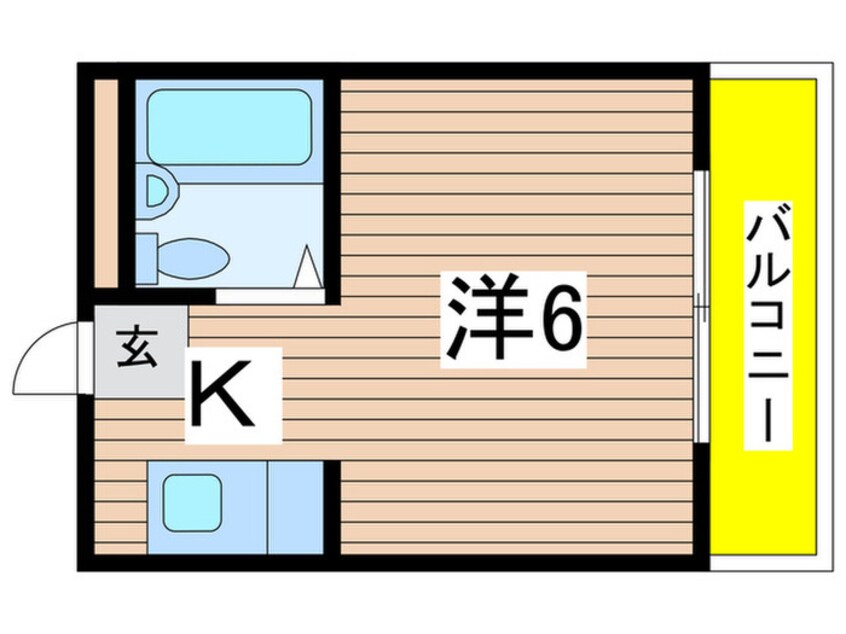 間取図 コーポ太秦