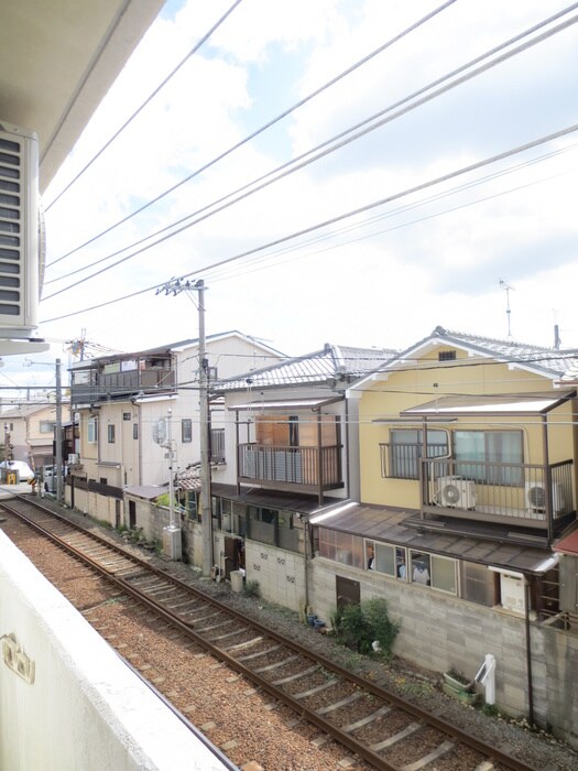 室内からの展望 コーポ太秦