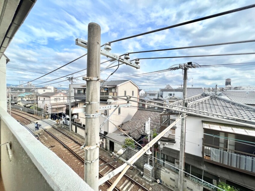 室内からの展望 コーポ太秦