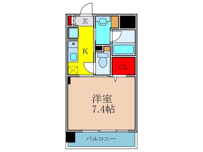 間取り図 ル－ヴェンブルン豊津