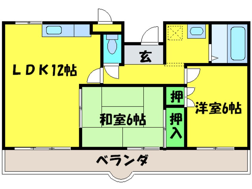 間取図 高師浜シ－サイドマンション１