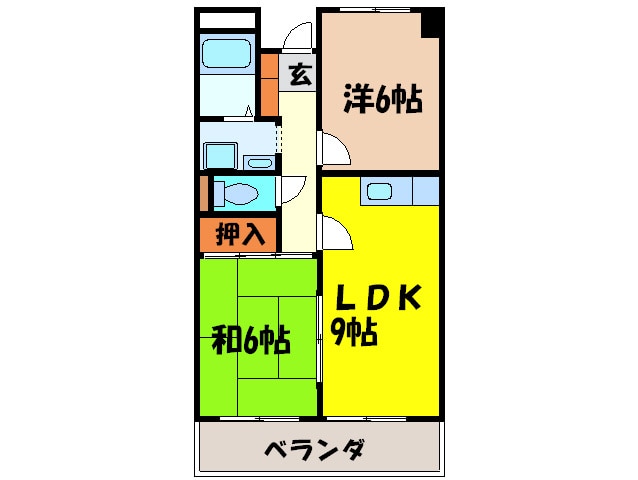 間取り図 高師浜シ－サイドマンション１