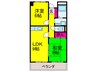 高師浜シ－サイドマンション１ 2LDKの間取り