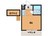 ＧＳ緑橋 1Rの間取り