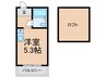 ＧＳ緑橋 1Rの間取り