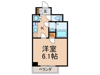 間取図 ﾚｼﾞｭｰﾙｱｯｼｭ梅田AXIA(704)