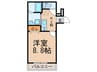 フジパレス杉本町駅西Ⅲ番館 1Kの間取り