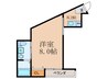 ＧＲＡＮＤＣＡＳＡ　ＯＹＡＫＥ 1Kの間取り
