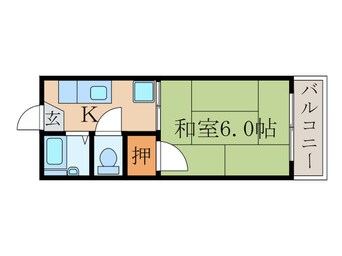 間取図 タウニィー榎