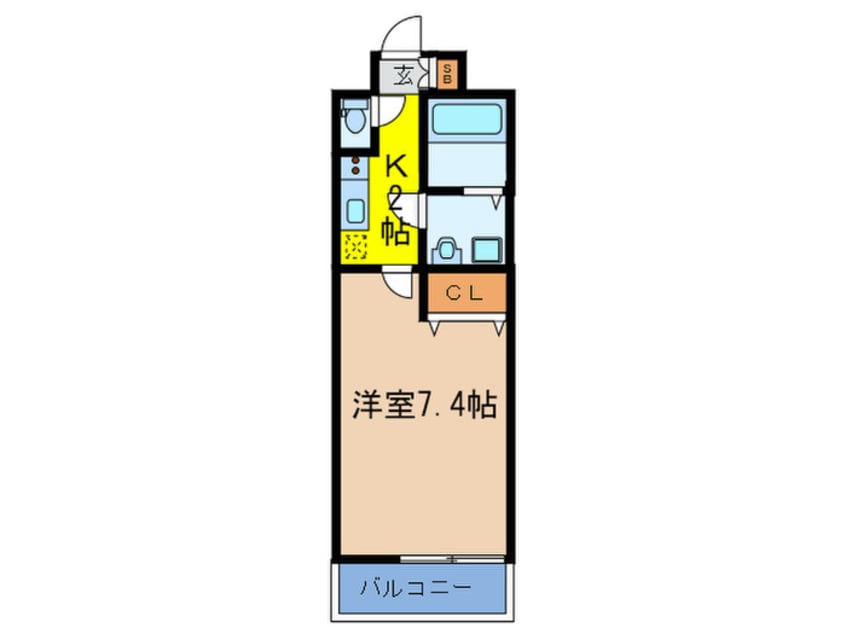 間取図 サムティ北梅田VESSEL(502)