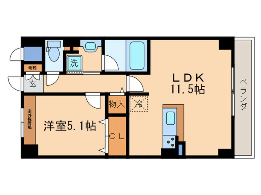 間取図 メゾン中沢