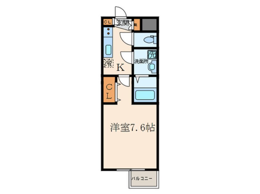 間取図 シエテ杭瀬南