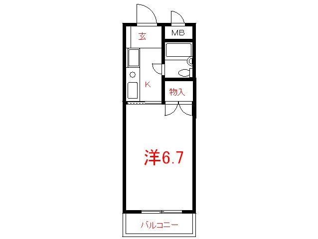 間取り図 リバーサイドハイツ米田