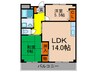 エミネンス千里 2LDKの間取り