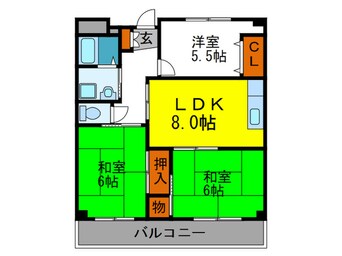 間取図 エミネンス千里