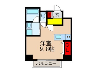 間取図 CREA放出西