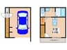 あんしん+VieM恵我之荘13-1020 1Rの間取り