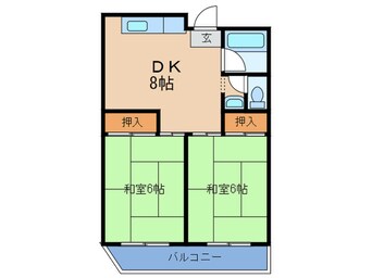 間取図 第２住吉苑