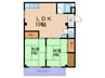 第２住吉苑 2LDKの間取り