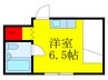 天満橋ハイツ 1Rの間取り