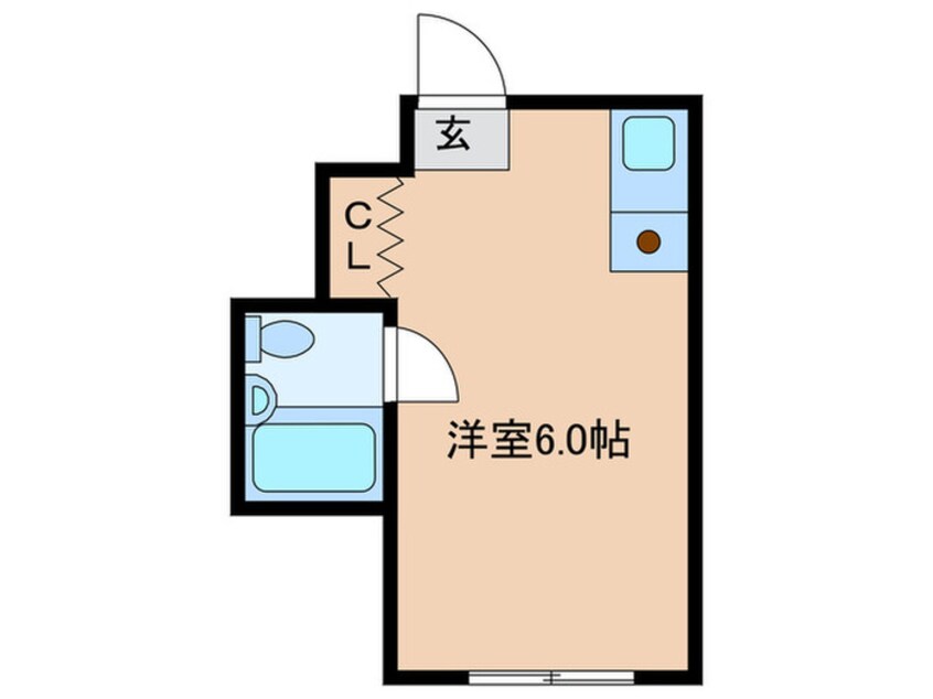 間取図 天満橋ハイツ