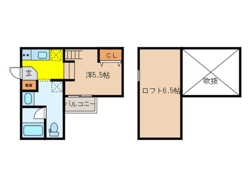 間取図 プログレス鷹取