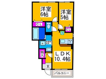 間取図 ファイン・キャピタルＣ