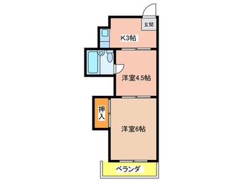 間取図 サンライズ野江