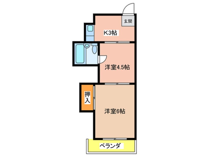 間取図 サンライズ野江