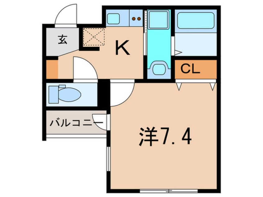 間取図 ラ・フォルム西宮北口