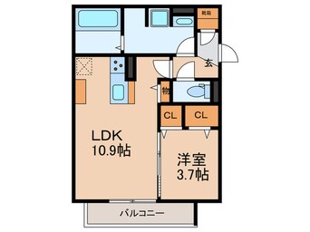 間取図 Clashist平野西West