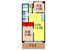 第３玉川コーポラス 2LDKの間取り