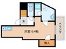 ウェルステイツ 1Rの間取り