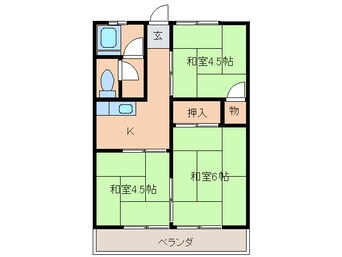 間取図 深井ハイツ