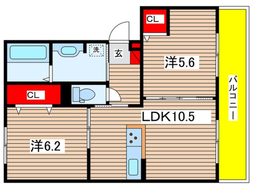 間取図 D-ROOM嵯峨嵐山