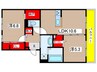 D-ROOM嵯峨嵐山 2LDKの間取り