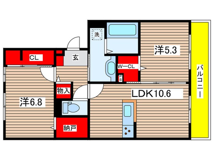 間取り図 D-ROOM嵯峨嵐山