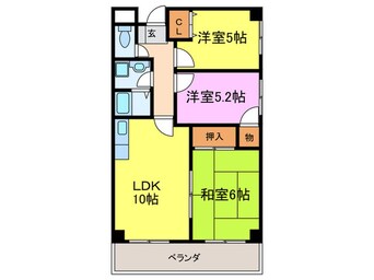 間取図 ソレア－ド