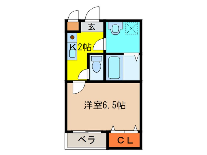 間取図 カ－サセジオ－ネ