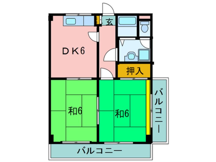 間取図 潔ハイマンション