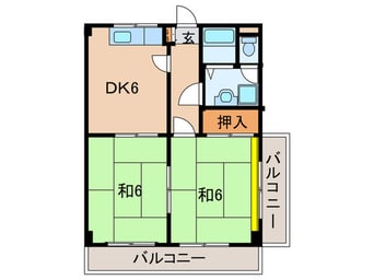 間取図 潔ハイマンション