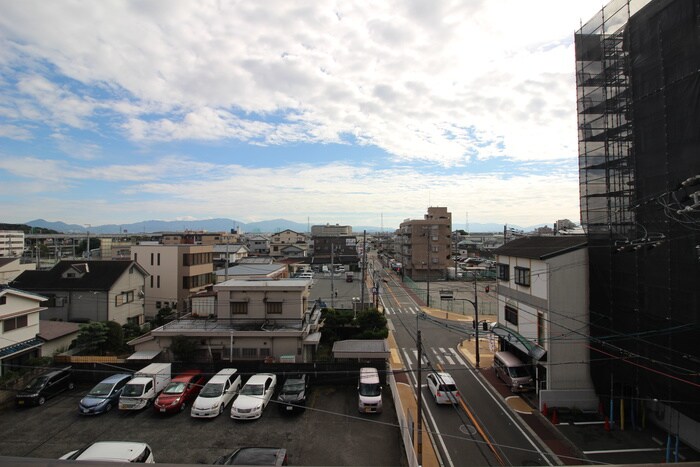 室内からの展望 潔ハイマンション