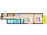 e-house羽曳野 1LDKの間取り