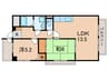 アークヒルズ 2LDKの間取り