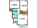 グリ－ンフロ－ラの間取図
