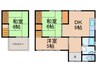 姫路市大塩町　貸戸建 3DKの間取り