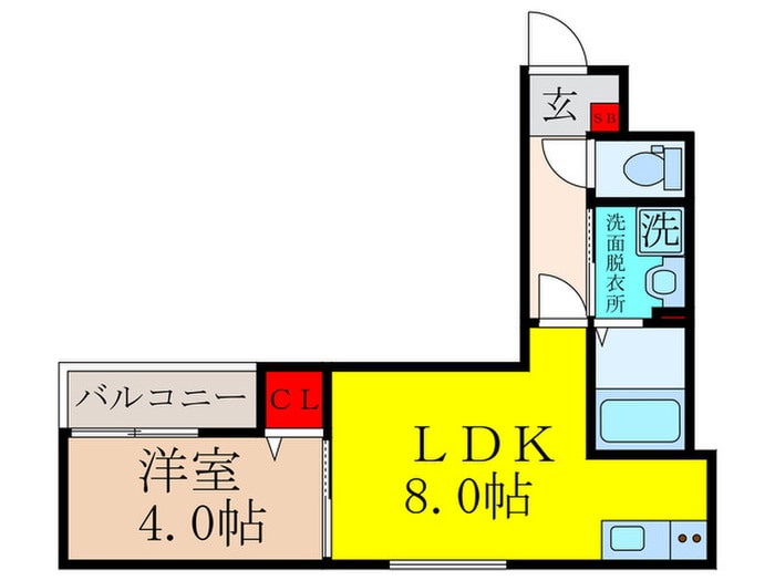 間取り図 ＡＬＥＧＲＩＡ豊津