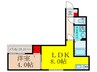 ＡＬＥＧＲＩＡ豊津 1LDKの間取り